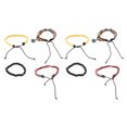 thumbnail image 1 of Ethnic Tribal Braided Bracelet, Durable Wide Application Fashionable Lightweight Multilayered Stackable Bracelet 2 Set  for Shopping, 1 of 8