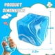 thumbnail image 2 of Juguete antiestrés en forma de cubo de hielo Squishies YPAI de 5.6 cm para niños, azul, 2 of 7