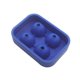 thumbnail image 2 of Bandeja de cubitos de hielo de diamante de silicona 3D Molde de cubitos de hielo 3D de silicona flexible, hace cuatro calaveras gigantes, fabricante de cubitos de hielo redondos 2 piezas, 2 of 5