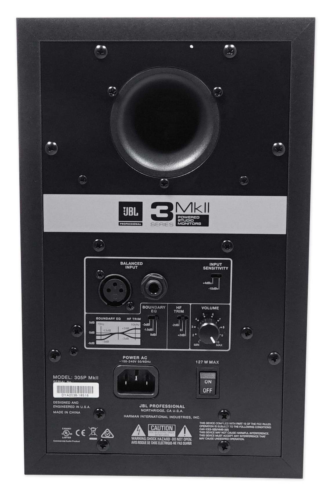 Pair JBL 305P MkII 5" Powered Studio Monitor Monitoring Speakers+29" Stands