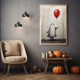 thumbnail image 6 of Ghost Girl Holding A Red Balloon Poster Print,Cute Ghost Print, Boo Ghost Poster, Halloween Boo Ghost Art Print, Dark Academia, Halloween Decor - Usoppsniper, 6 of 7