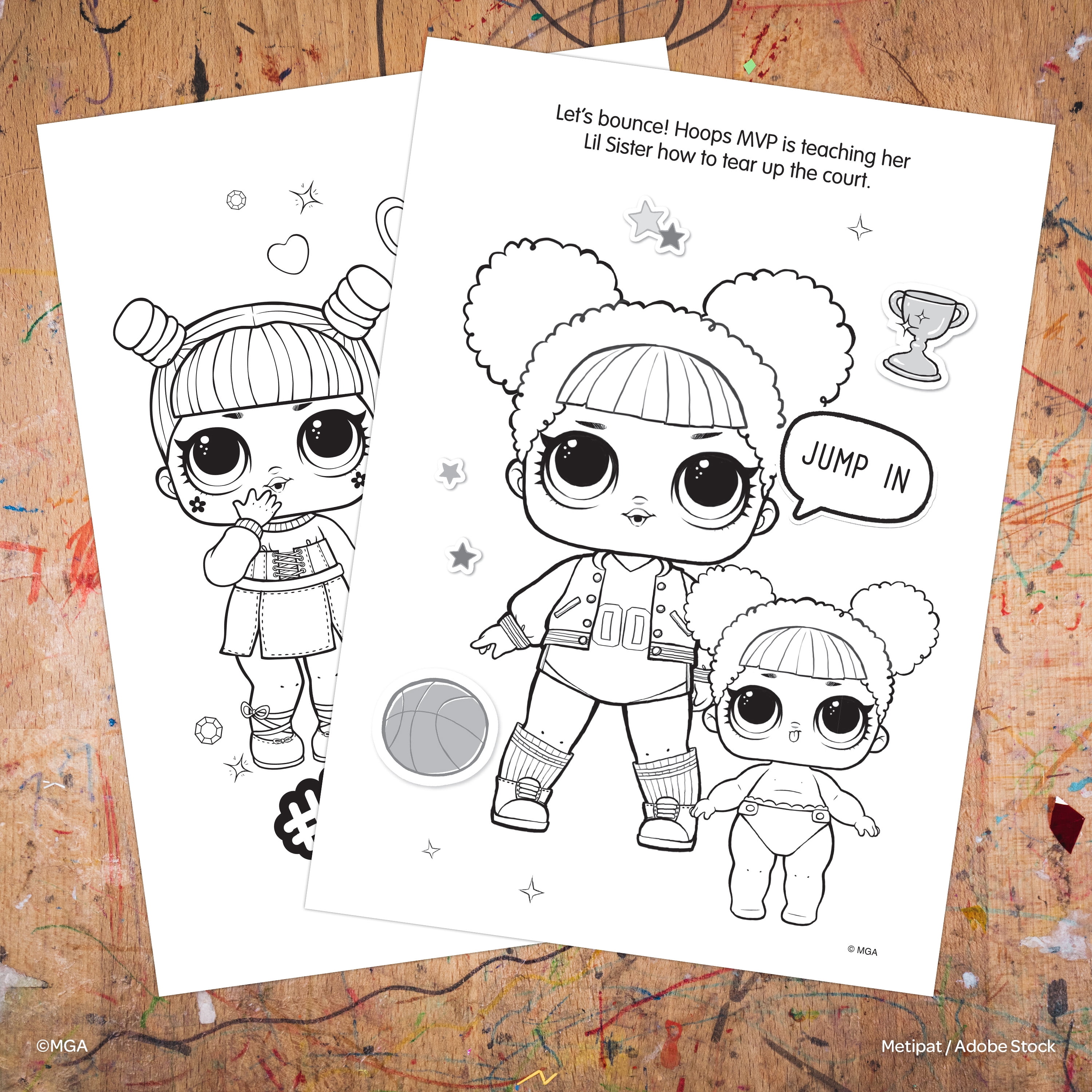 LOL Surprise Kids Art Drawing Jumbo Coloring and Activity Book for Children 64 Pages Paperback Walmart