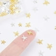thumbnail image 6 of 180pcs Starfish Nail Charms Metal Cabochons Starfish Nail Art Decorations Brass Charms Gold Silver Nail Art Accessories Starfish Charms for Jewelry Making Nail Arts Decoration, 6 of 9
