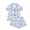 A04-Blue, variant on bravefron Pajama Set for Women Ocean print Short Sleeve Top with Matching Pants Soft Breathable Sleepwear Lounge Wear Cozy Nightwear Pajama Set