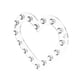 thumbnail image 1 of Colgador de acrílico para collares, organizador de joyas, estante colgante decorativo, regalos del Día de San Valentín, soporte para collares en forma Yinane Titular del collar, 1 of 8