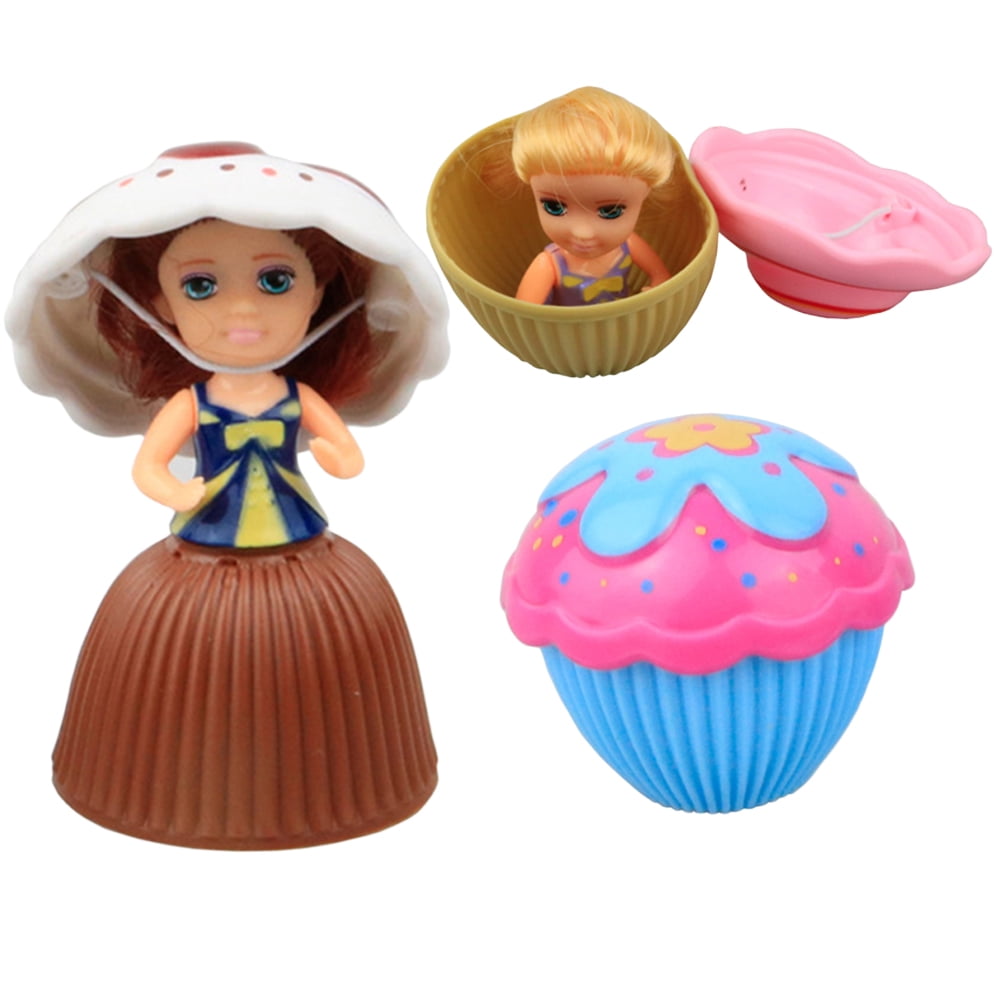 3pcs Mini Cupcake Surprise Cupcake Doll Gift Toys (Random Color