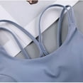 thumbnail image 5 of Strappy Sports Bras for Women Criss Cross Back Padded Medium Support Workout Bra Athletic Running Gym Bra, 5 of 8