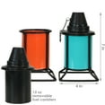 thumbnail image 2 of Sunnydaze Multi-Color Steel Outdoor Tabletop Torch Set (8 Count), 2 of 6