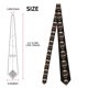thumbnail image 2 of Balery Glitch Screaming Skull Corbata Clásica de Seda para Hombre, Corbata Tejida Jacquard, Corbatas Formales para Negocios y Bodas, 2 of 7