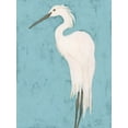 thumbnail image 2 of Vess, June Erica 25x32 Gold Ornate Wood Framed with Double Matting Museum Art Print Titled - Heron Fresco II, 2 of 4
