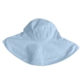thumbnail image 4 of YAYUBA Sun Hats for Women Men Wide Brim Beach Hat Summer Outdoor Casual Sun Hat Adjustable Comfortable Lightweight,Blue, 4 of 4