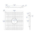 thumbnail image 5 of ALFI ABGR18S Square Stainless Steel Grid for ABF1818S, 5 of 5