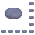 thumbnail image 3 of Cateissary Y decorar , juego de manteles individuales impermeables para de comedor, alfombrilla para platos y cuencos de amplia aplicación, azul azul oscuro 10Conjunto, 3 of 6