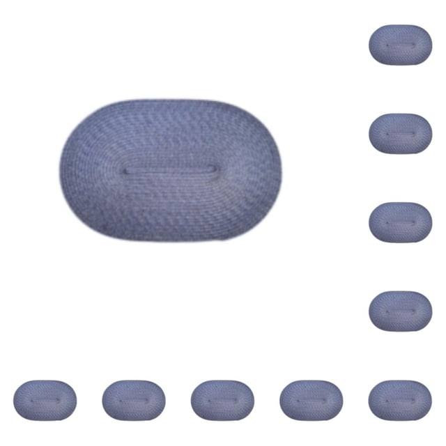 Alfombrilla para platos Wosthever fácil de limpiar azul oscuro 10Conjunto