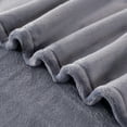 thumbnail image 5 of Hotel Style ™ Solid Oversized Soft Bed Blanket, Dark Gravel, 5 of 8