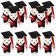 thumbnail image 5 of 10 unids adorable graduación oso muñecas flor ramo de ramo de oso decoraciones encantadoras de oso decoraciones, 5 of 5