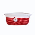 thumbnail image 2 of Christmas Basket, Cotton Christmas Basket for Gifts, Rope Woven Storage Basket with Handle and Santa Claus Doll, Christmas Holiday Cotton Basket for Gifts Candy Toy Tabletop Home Decor, 2 of 8