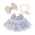 thumbnail image 1 of Ropa de muñecas vestidas para niñas mayores de 3 años Traje de tela suave para jugar Accesorios de disfraces para todas las ocasiones, 1 of 3