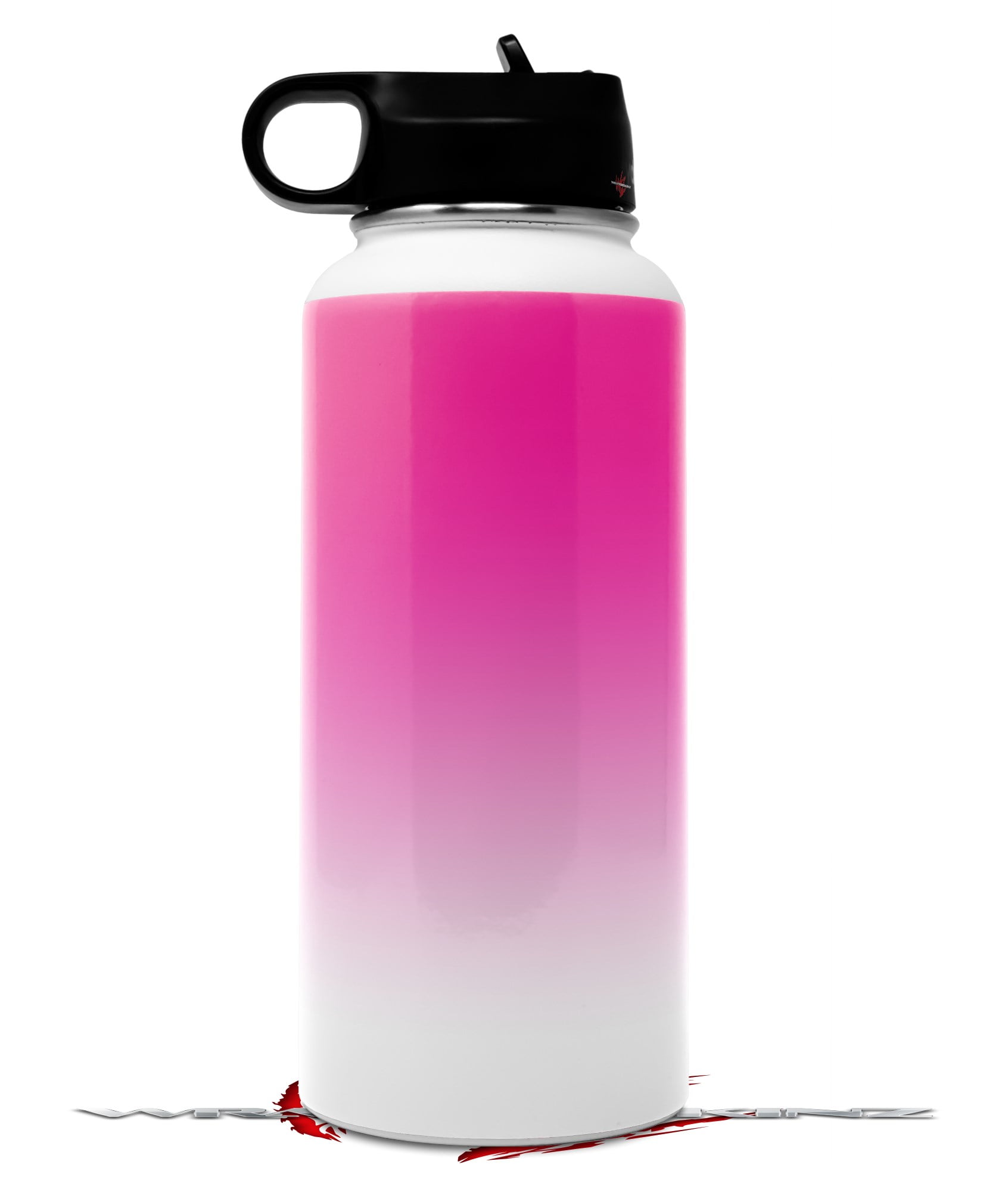 white and pink hydro flask