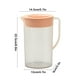 thumbnail image 3 of Jarra de Agua Fría de Plástico sin BPA de 1.5L para Refrigerador con Tapa Coladora, Diseño Delgado que Ahorra Espacio, Pico en Forma de V Antiderrames, Asa Ergonómica para Bebidas Frías/Calientes, 3 of 6