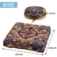 thumbnail image 7 of Meditation Pillow with Paisley Design, Boho Square Floor Pillow for Yoga and Relaxation 22 x 22, 7 of 7