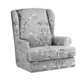thumbnail image 1 of Funda de sofá para sillón de de interior de 2 piezas, para sillón de con de impresión - Gris Gris Magideal Funda de sofá, 1 of 7
