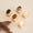 Full set, variant on Women's Square Resin Gemstone Ring, 18K Gold Plated Retro Geometric Statement Ring, Bold Oversized Index Finger Ring for Daily & Party Wear
