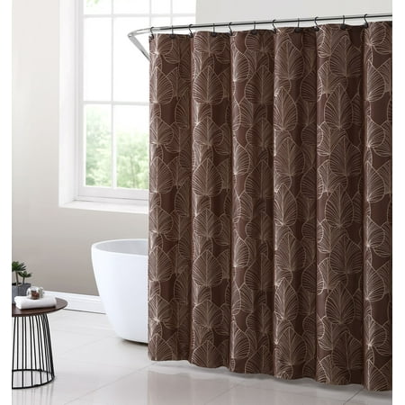 Better Homes Gardens Embroidered Leaves Shower Curtain Set 13