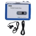 thumbnail image 2 of Bluetooth Cassette Player Auto Reverse Clear Stereo Cassette to MP3 Converter Portable Cassette Player with LED Indicator, 2 of 5