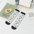 thumbnail image 7 of Pofeuu Hand Drawn Snake Print 30cm Socks, Adult Running Hiking Socks for Youth and Adult, 7 of 7