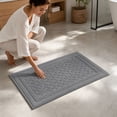 thumbnail image 6 of Absorbent Bath Mat, Non Slip Quick Dry Bathroom Rug, Washable Cotton Floor Mat for Shower, Entryway, Kitchen and Bedroom, 6 of 8