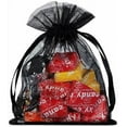 thumbnail image 3 of Magik 50~100 Sheer Coralline Organza Favor Gift Bags Jewelry Pouches Wedding Party, 3 of 8