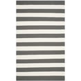 thumbnail image 1 of Safavieh Montauk 2'3" X 6' Hand Woven Cotton Rug in Gray and Ivory, 1 of 2