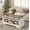 Natural, variant on Multifunction Lift Top Coffee Table, 47.2" Modern Coffee Table with Sliding Barn Door, Hidden Storage Compartment, Lifting Table Top and Adjustable Shelf, Farmhouse Rustic Center Dining Table