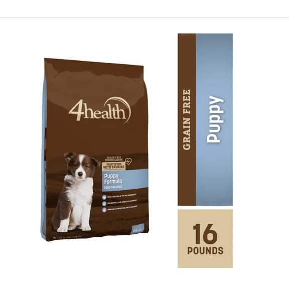 4health Grain Free Puppy Chicken Formula Dry Dog Food 16 lb
