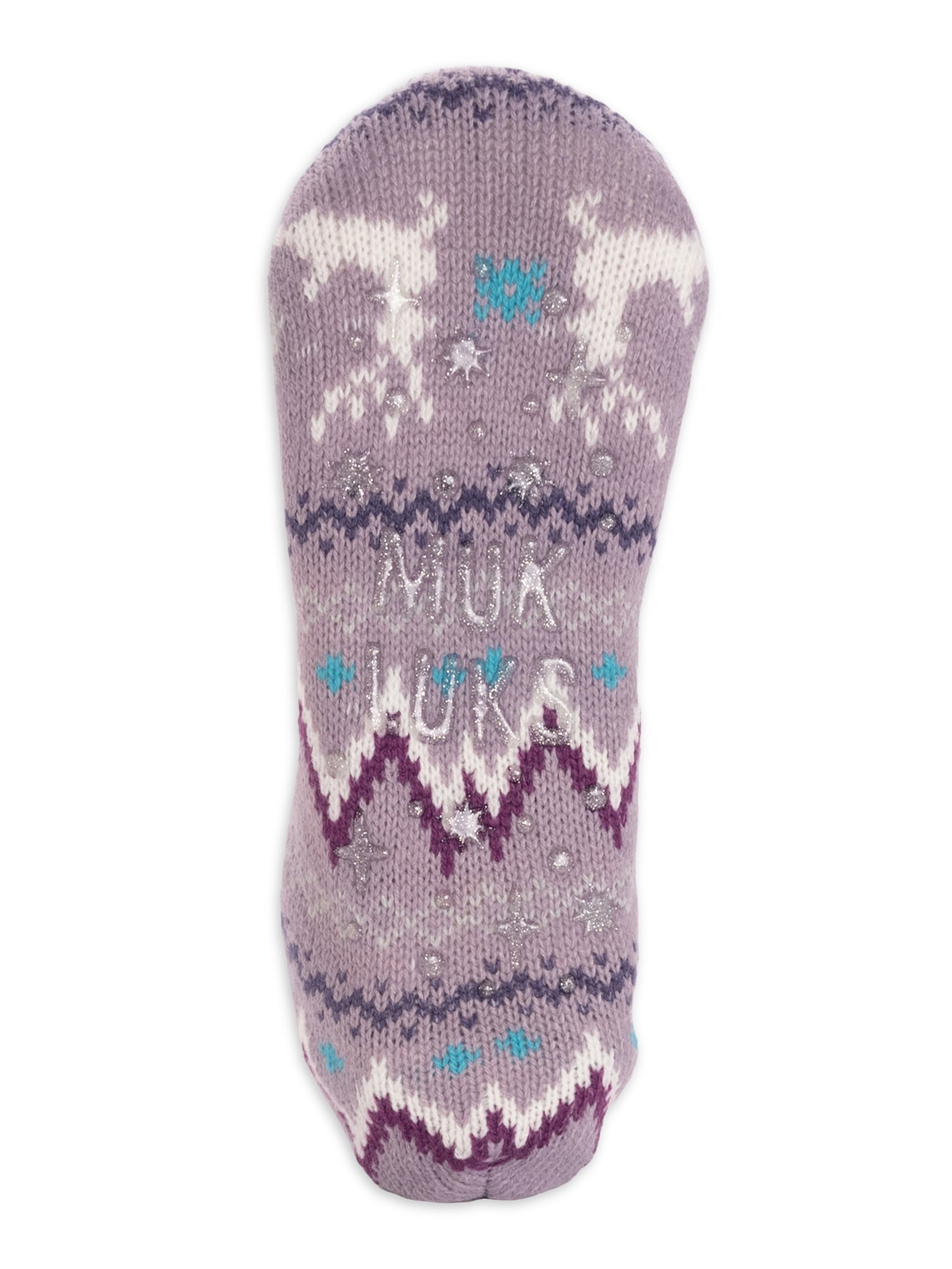 Muk Luks Women's Sweater Low-Cut Slipper Sock Gift Set