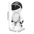 thumbnail image 3 of Cámara de Visión Nocturna 360 Panoramic Robot Wireless Home Monitor, Wifi Remote Mobile Hd con Alarma de Detección de Movimiento, Sensor cmos 1080P, 3 of 9