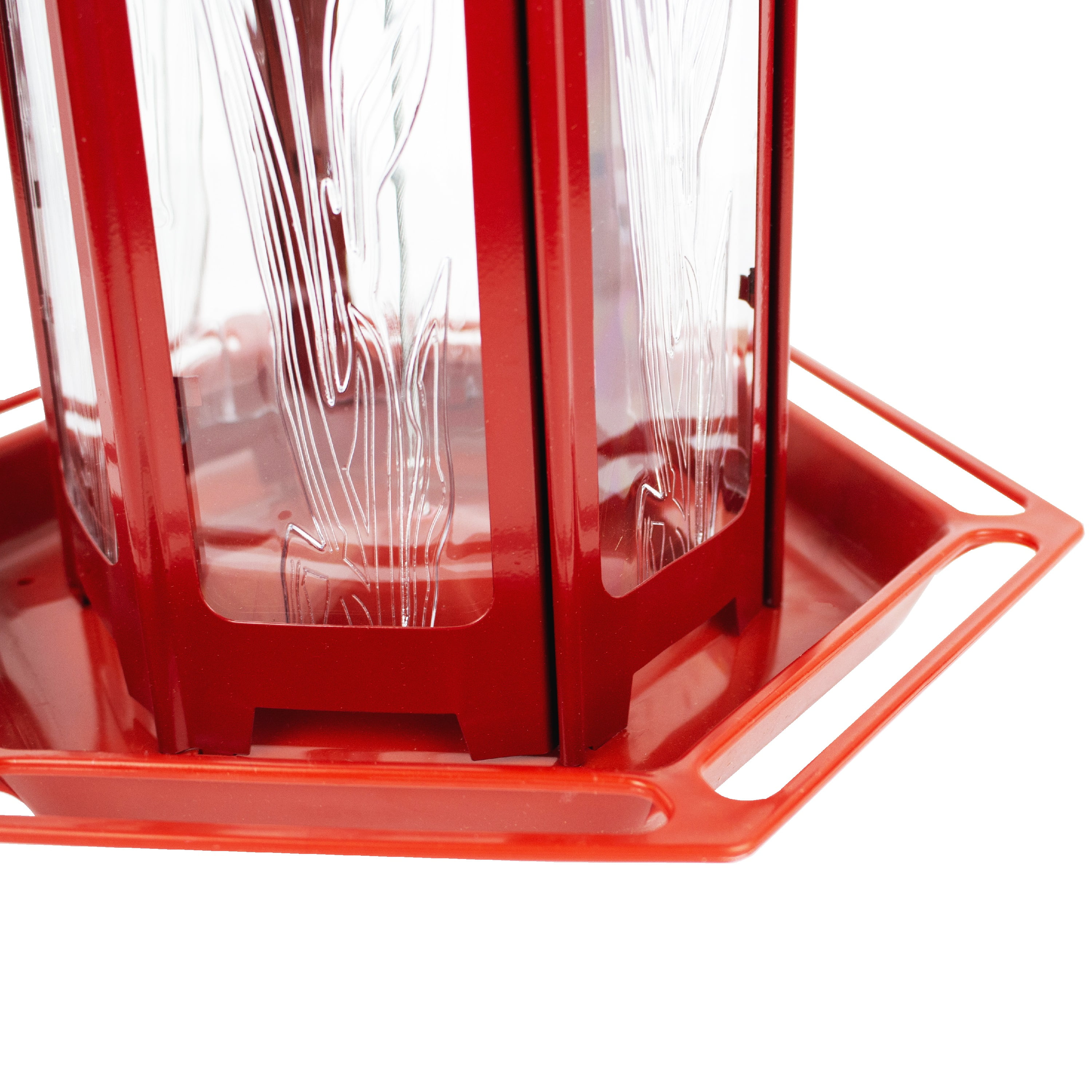 Perky-Pet Brick Red Gazebo Wild Bird Feeder - 3.5 lb Capacity