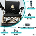 thumbnail image 5 of Comfygo Fauteuils Roulants Électriques Légers pour Adultes, Fauteuil Roulant Portable, Seulement 40 Lb, 5 of 5