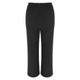 thumbnail image 2 of Akiihool Work Pants for Women YOGA Womens High Waisted Way Stretch Golf Capris Work Pants Workout Ankle Pants (Black,XL), 2 of 5