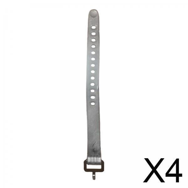 4 Correas De Almacenamiento Multiusos Para Cables De Extensión, Para Guardar Cuerdas, Sótanos, Talleres, Cortas, Color Negro