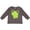 Charcoal Grey, variant on Inktastic Cute Frog, Little Frog, Baby Frog, Green Frog Boys or Girls Long Sleeve Toddler T-Shirt