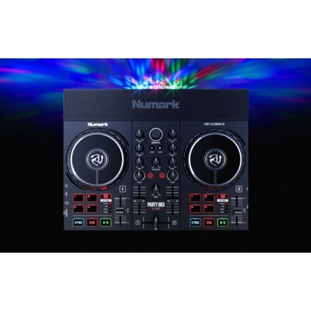 Numark Party Mix Live / LEDパーティライト搭載 スピーカー内蔵 DJコントローラー