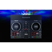 Numark Party Live DJ Controller Set with Lights, Speakers, Mixer for Serato Lite and Algoriddim Djay Pro AI