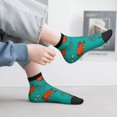 thumbnail image 2 of Naloa Colorful Crab Ankle Socks for Women Non Slip Socks No Show Socks Classic Low Cut Casual Socks Casual Socks, 2 of 7