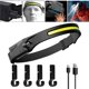 thumbnail image 5 of Linterna frontal LED recargable Sharpla 3 modos Sensor de mano COB faro, 5 of 8