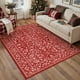 thumbnail image 1 of Alfombra Area PureCozy, color rojo vintage, 120 x 180 cm, lavable, 1 of 5