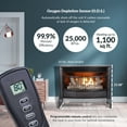 thumbnail image 2 of ProCom Sans Ventilation 25 000 BTU Double Foyer à Combustible avec Télécommande, Noir, 2 of 10