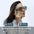 thumbnail image 4 of Cross-Border Bluetooth Glasses AI Translation Smart Glasses Listening to Music Calling Driving UV Protection Polarized Lenses 5.3 Blue, 4 of 9