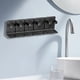 thumbnail image 4 of Fiudx Organizador de Cosméticos, Estante de Tocador de Pared, Solución de Almacenamiento Ajustable, Ahorra Espacio En El Baño o Inodoro, Opciones En Blanco o Gris, Fácil Instalación, Tamaño 25,3 X 4,, 4 of 6